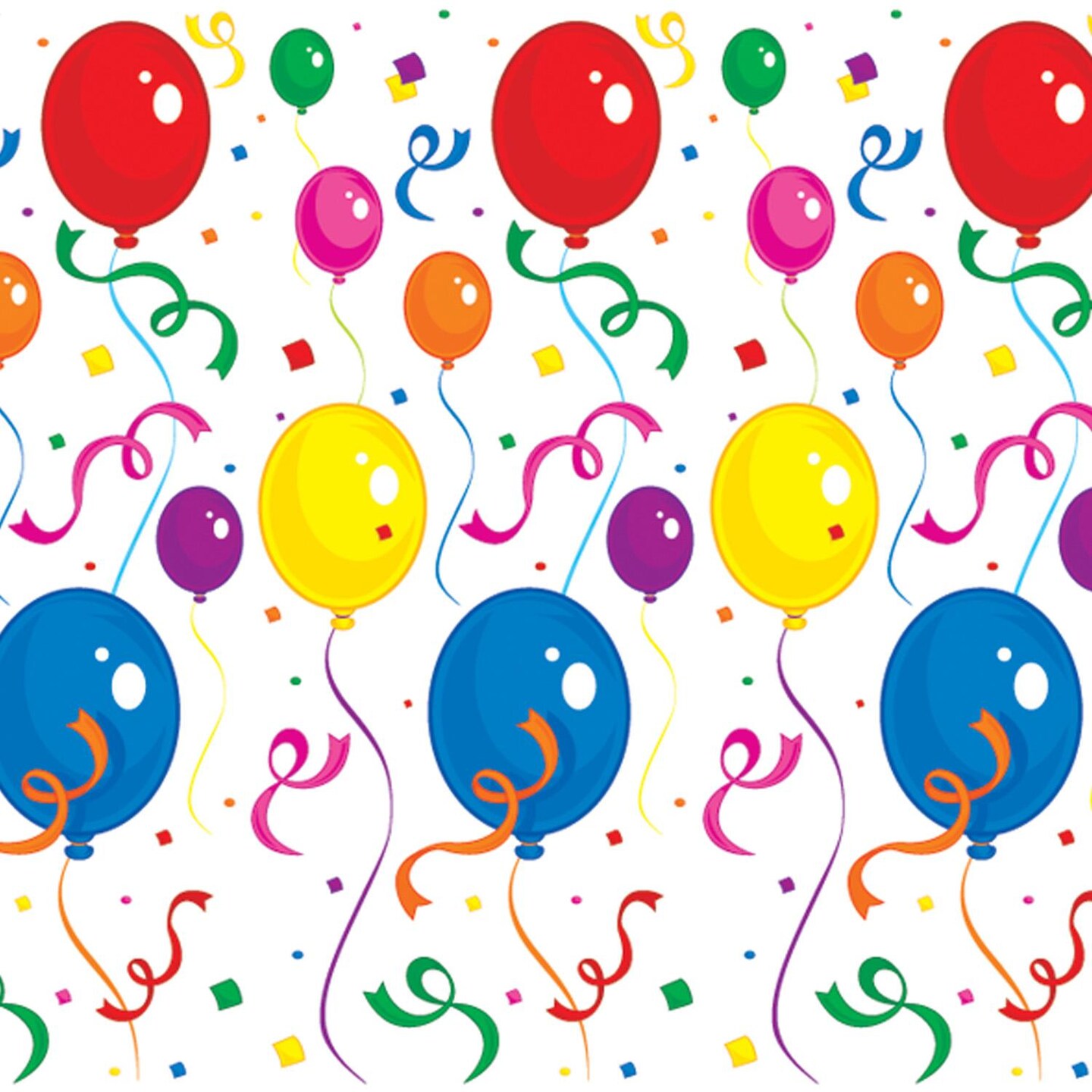 6 Pack Beistle Balloons/Confetti Backdrop