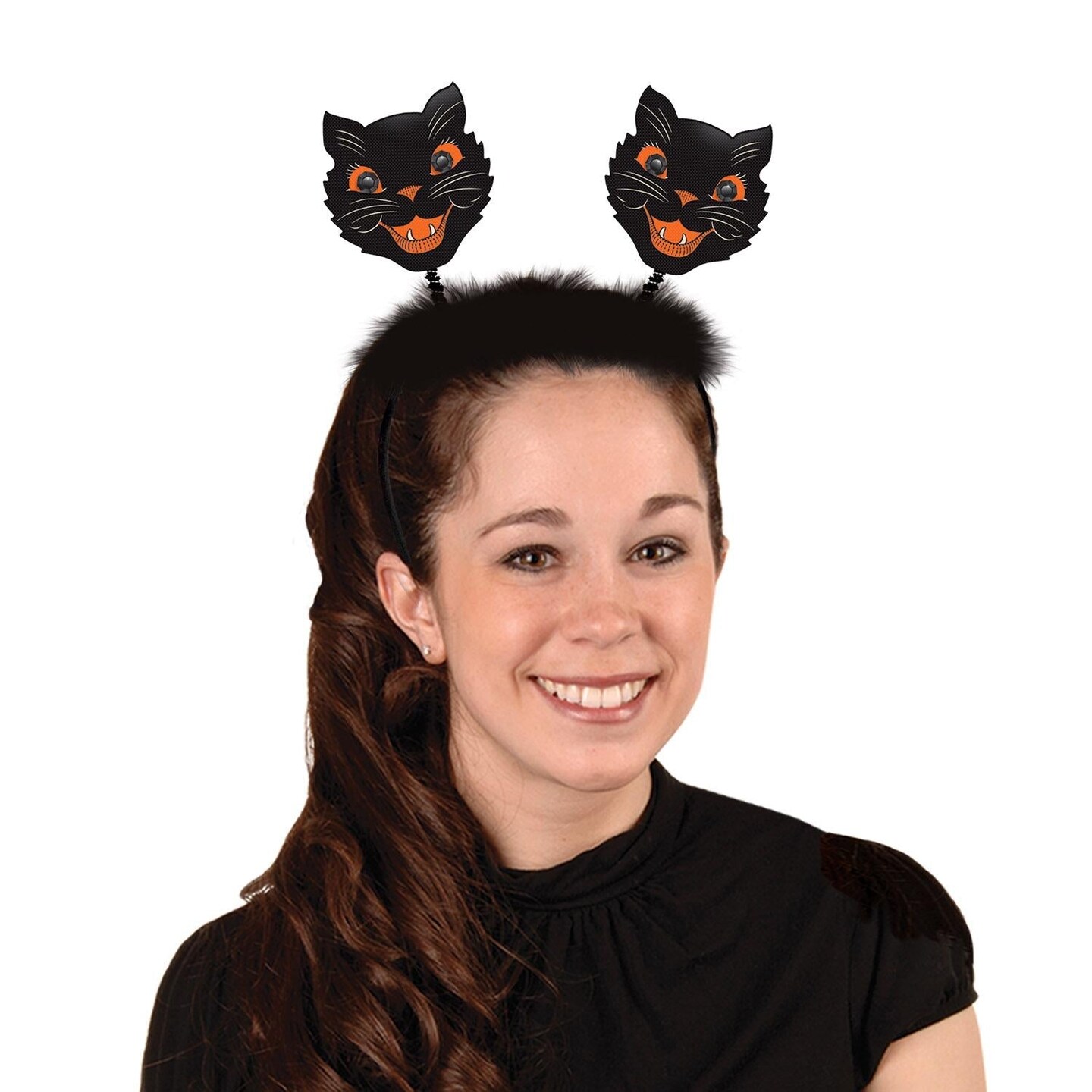 12 Pack Beistle Vintage Halloween Cat Boppers