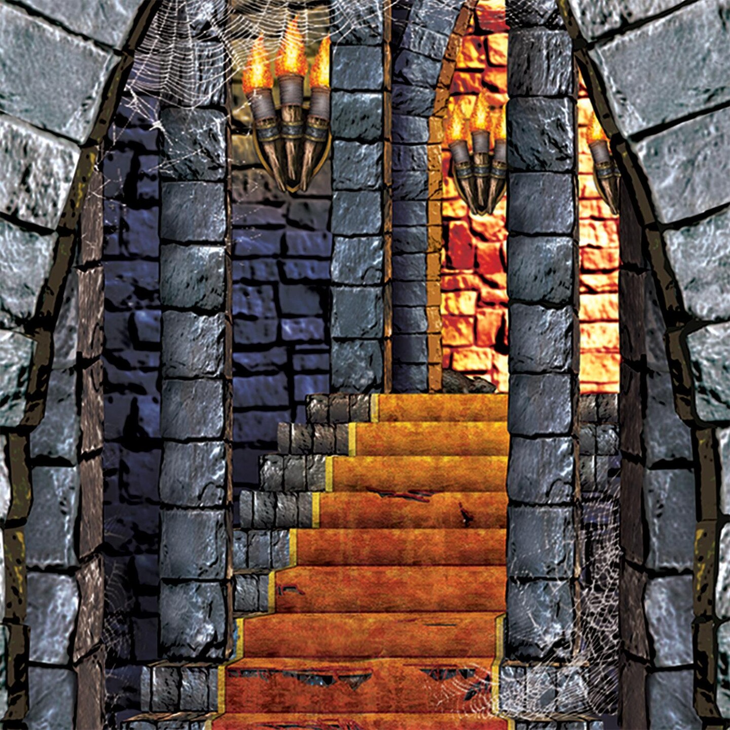 108 Piece Beistle Halloween Stairway - Window/Torch Props