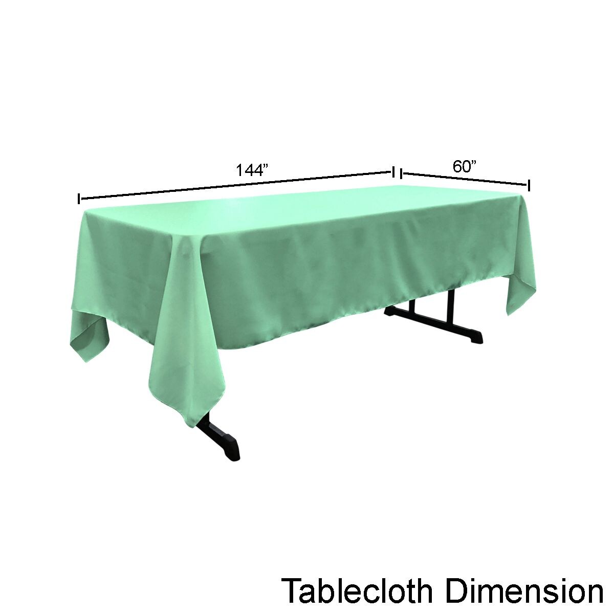 Rectangular Tablecloth Seamless Stain Resistant Wrinkle Resistant Polyester Poplin Color
