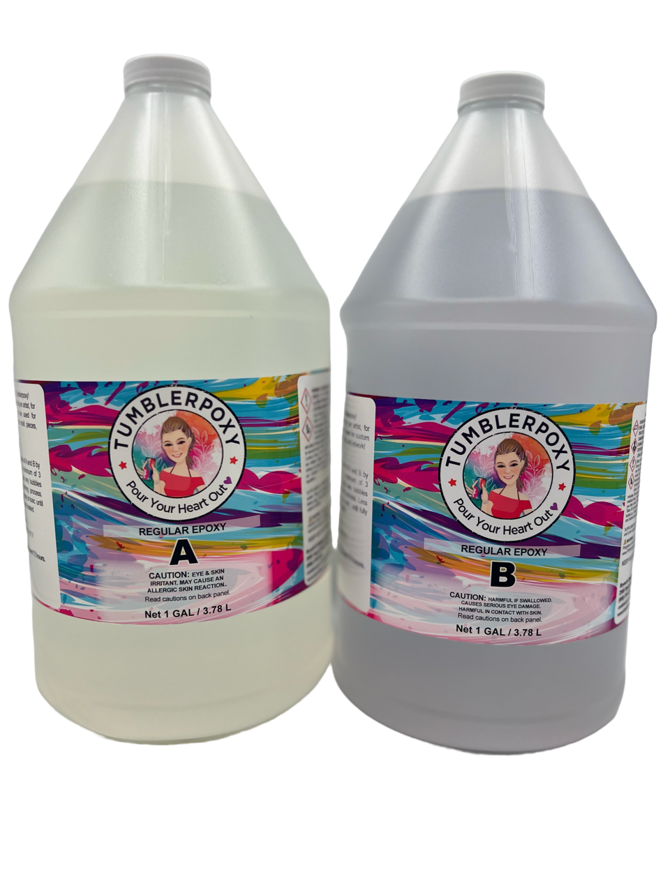 Tumblerpoxy REGULAR epoxy 2 GALLON KIT