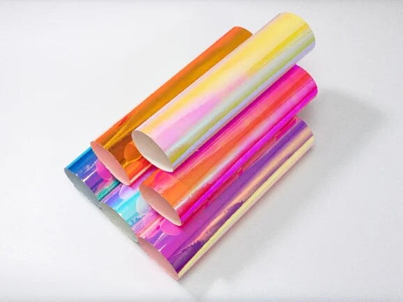 Craft Express 10 Pack Two-Tone Adhesive Vinyl Sheets – Peel & Stick Vinyl