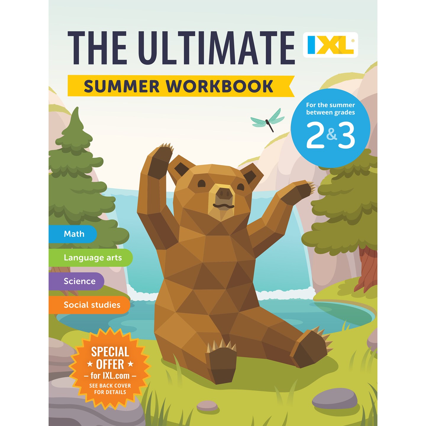 IXL Ultimate Summer 2nd to 3rd Grade Workbooks, Math, Reading Comprehension, Language Arts, Geography, Science, Social Studies, and Writing Practice for Kids