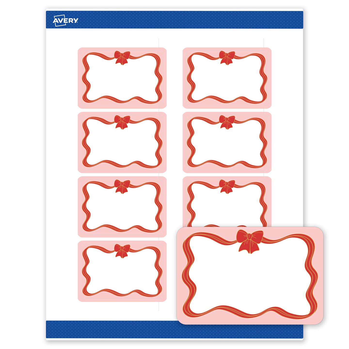 Avery® Printable Christmas Rectangle Labels, 2