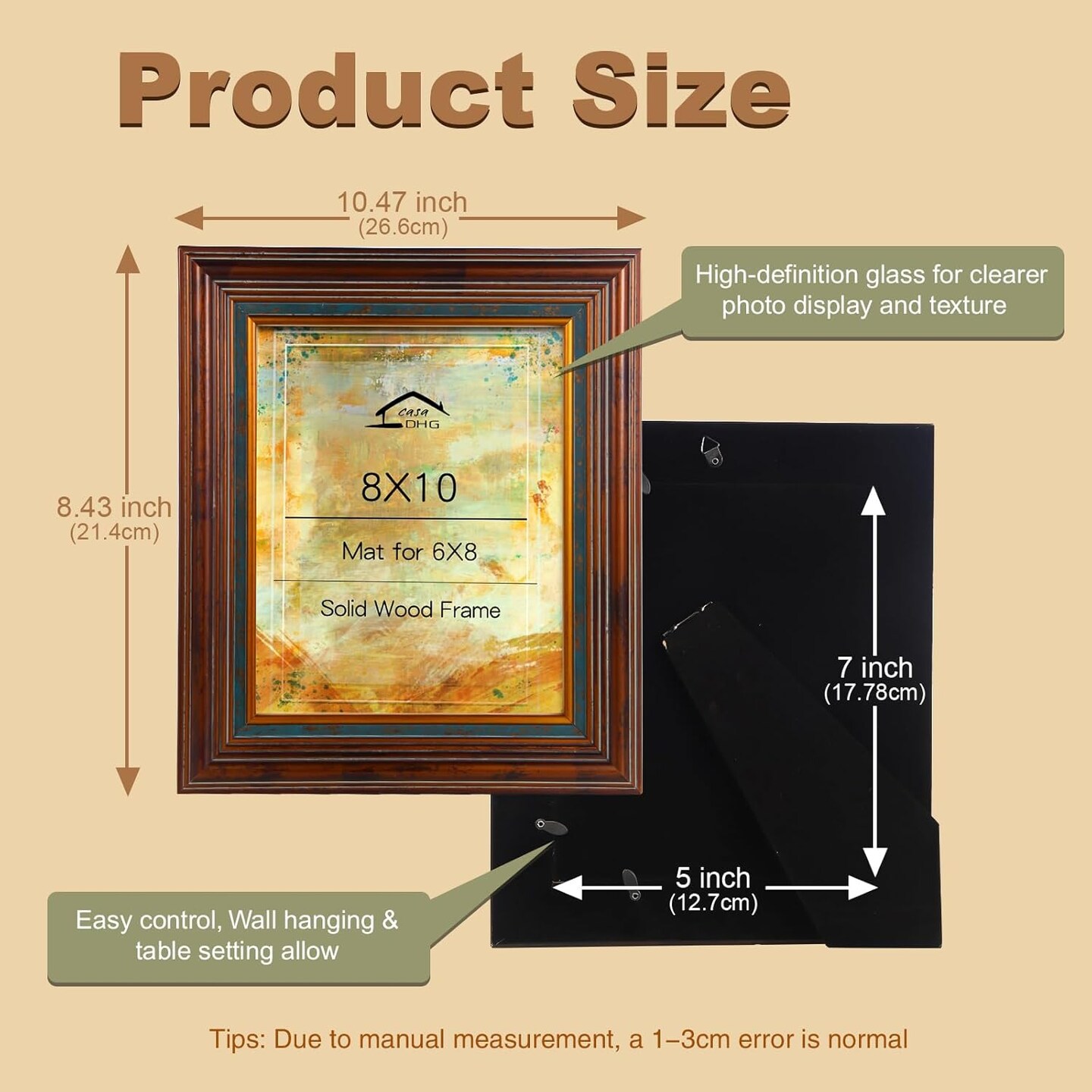 8x10 Vintage Picture Frame