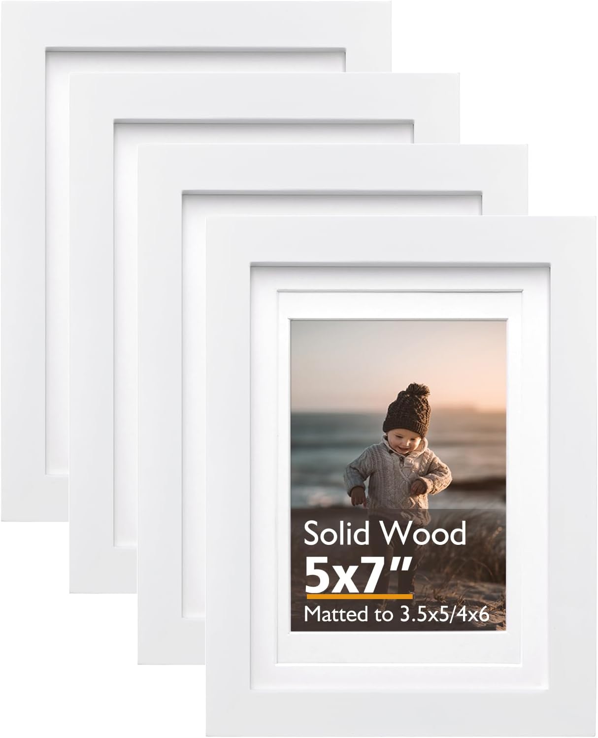 5x7 Picture Frame White,