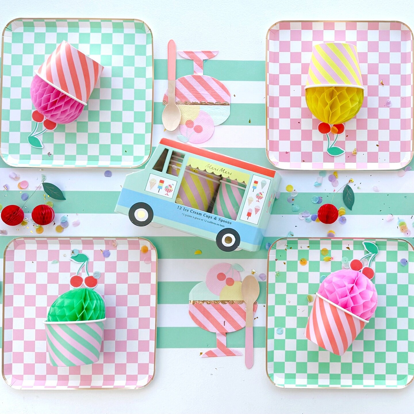 HARRY POTTER X BONJOUR F&#xCA;TE HONEYDUKES LARGE CHECKER PLATES