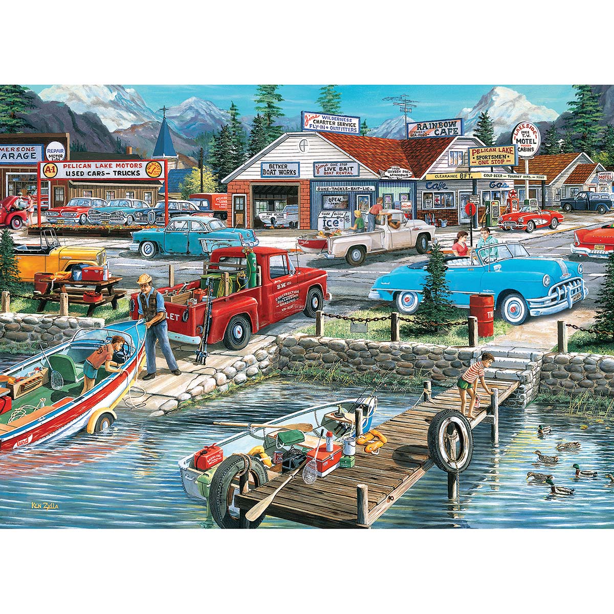 Eurographics Let&#x27;s Go Fishing Jigsaw Puzzle