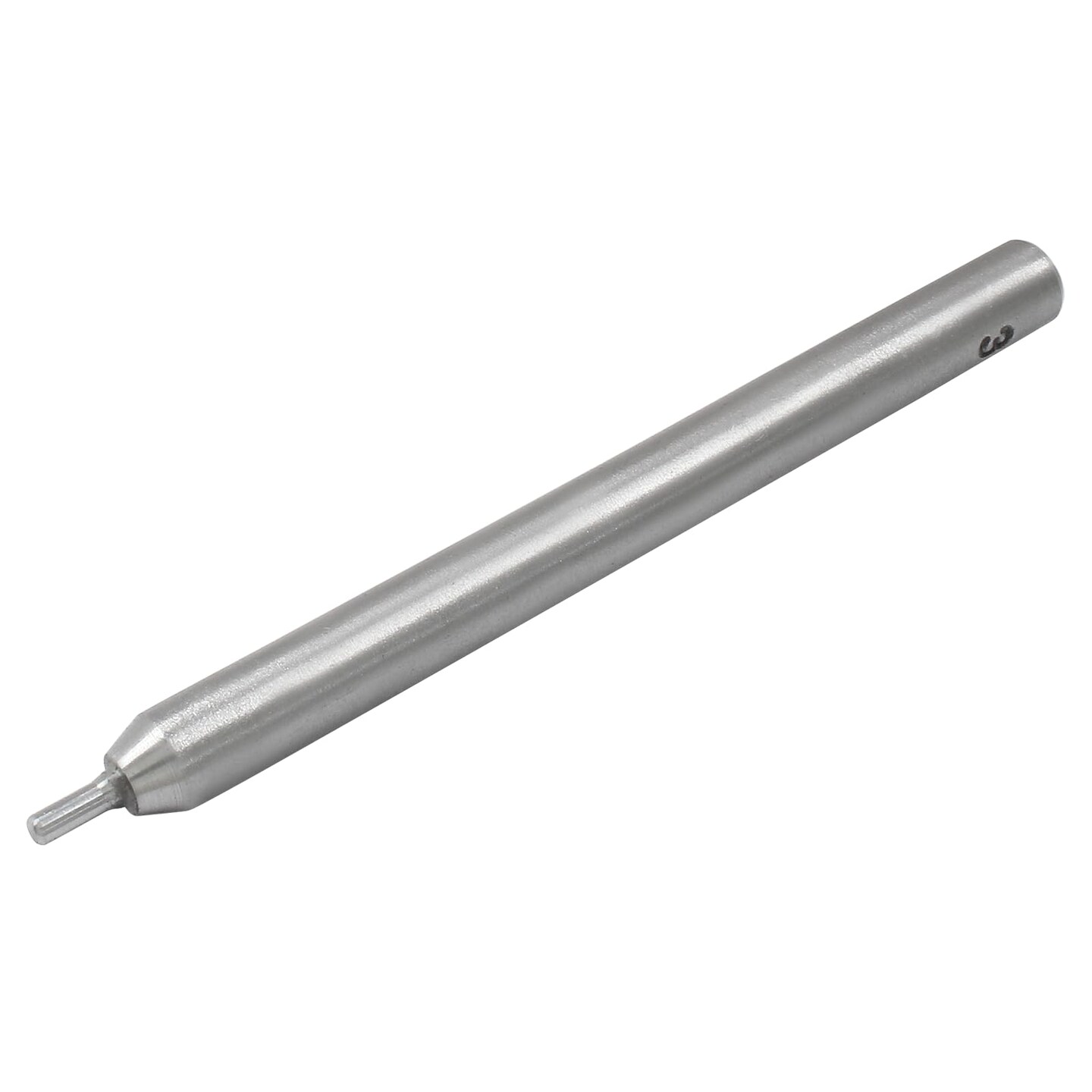 Eyelet Hole Punch Die Tool, 3mm Grommet Setter Hollow Punch (Includes Base & Ram) for Leather Craft Clothing Handbag Fabric Curtain DIY