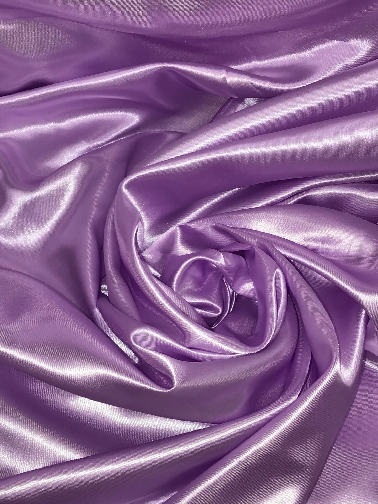 1 Yard Lavender Medium Satin Fabric Polyester Lightweight Decorative Drapery 58″-60″ Width