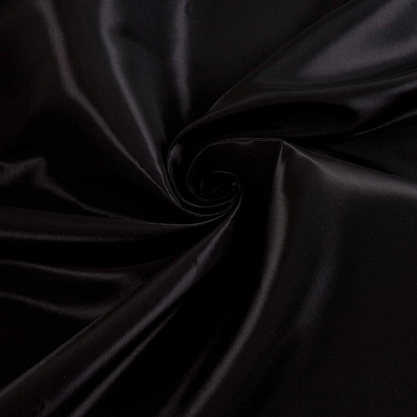 1 Yard Black Taffeta Fabric 60" Wide Polyester Weddings, Gowns & DIY Décor