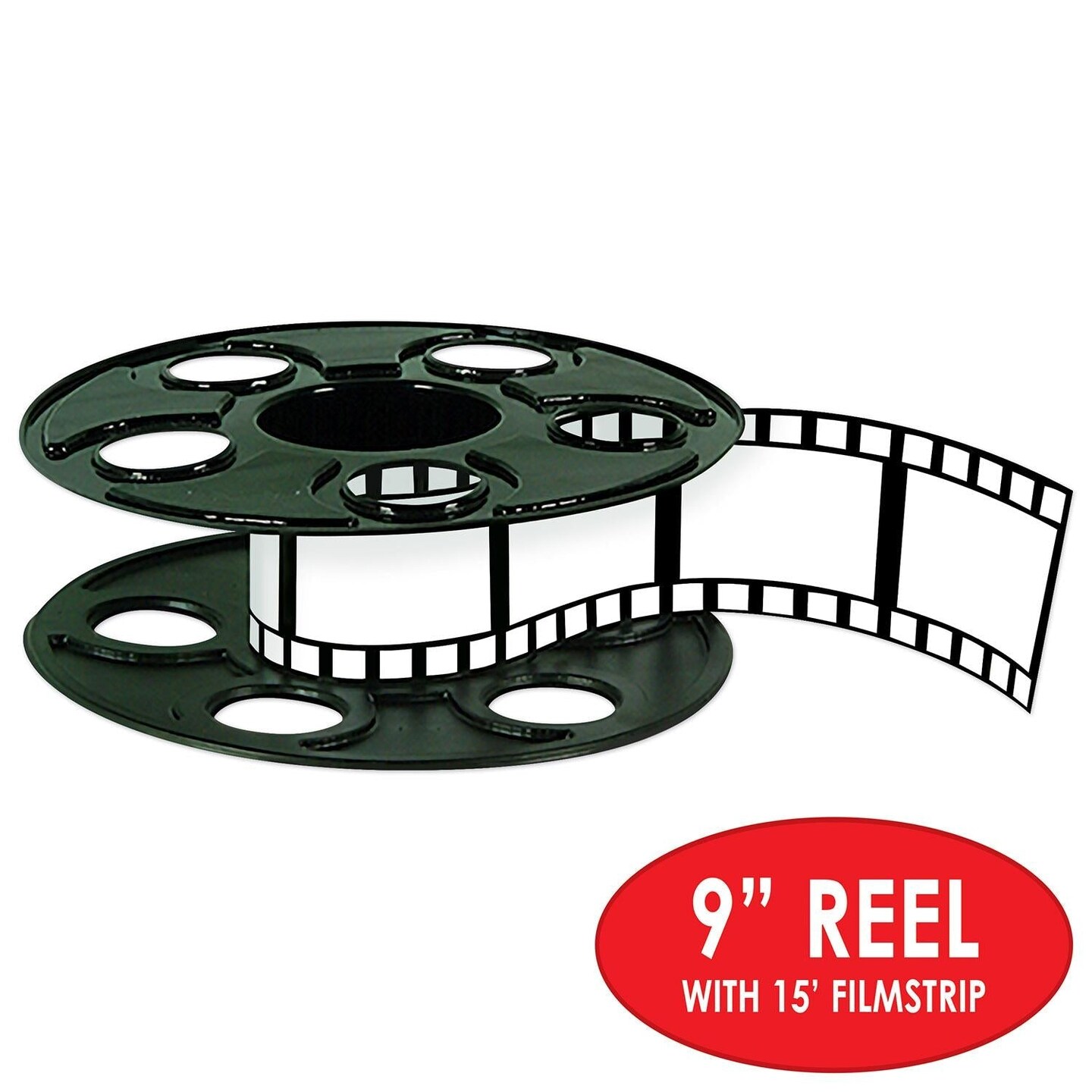 12 Pack Beistle Movie Reel with Filmstrip Party Centerpiece