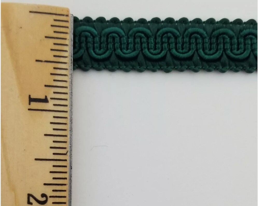1/2" Scroll Braid Gimp w/ Backing - 10 Continuous Yards - Many Color Options!