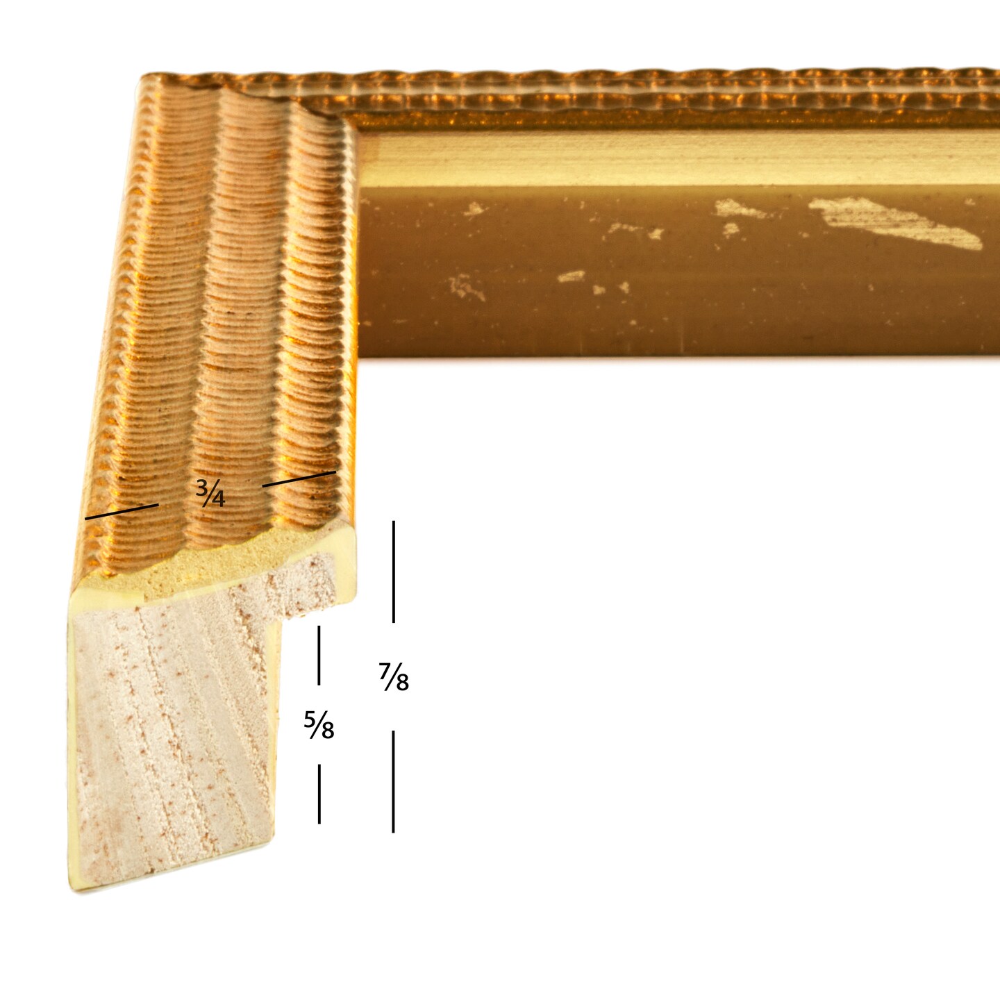 24x36 Farnsworth 0.75 Inch Wood Moulding, Wall Display Frame for Art, Posters, or Photos wallsthatspeak