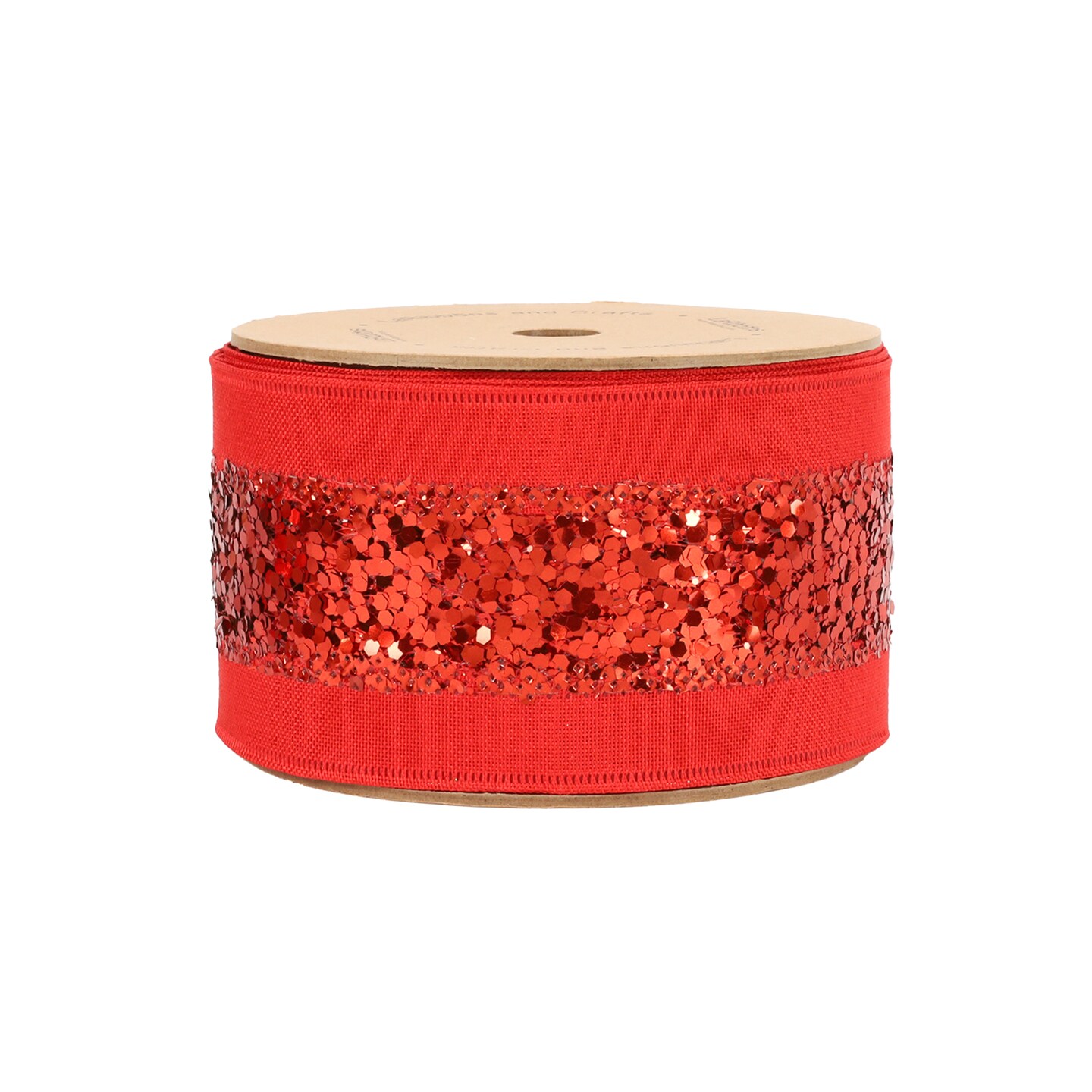 LaRibbons 2 1/2&#x22; Metallic Striped Wired Ribbon | 10 Yard Roll