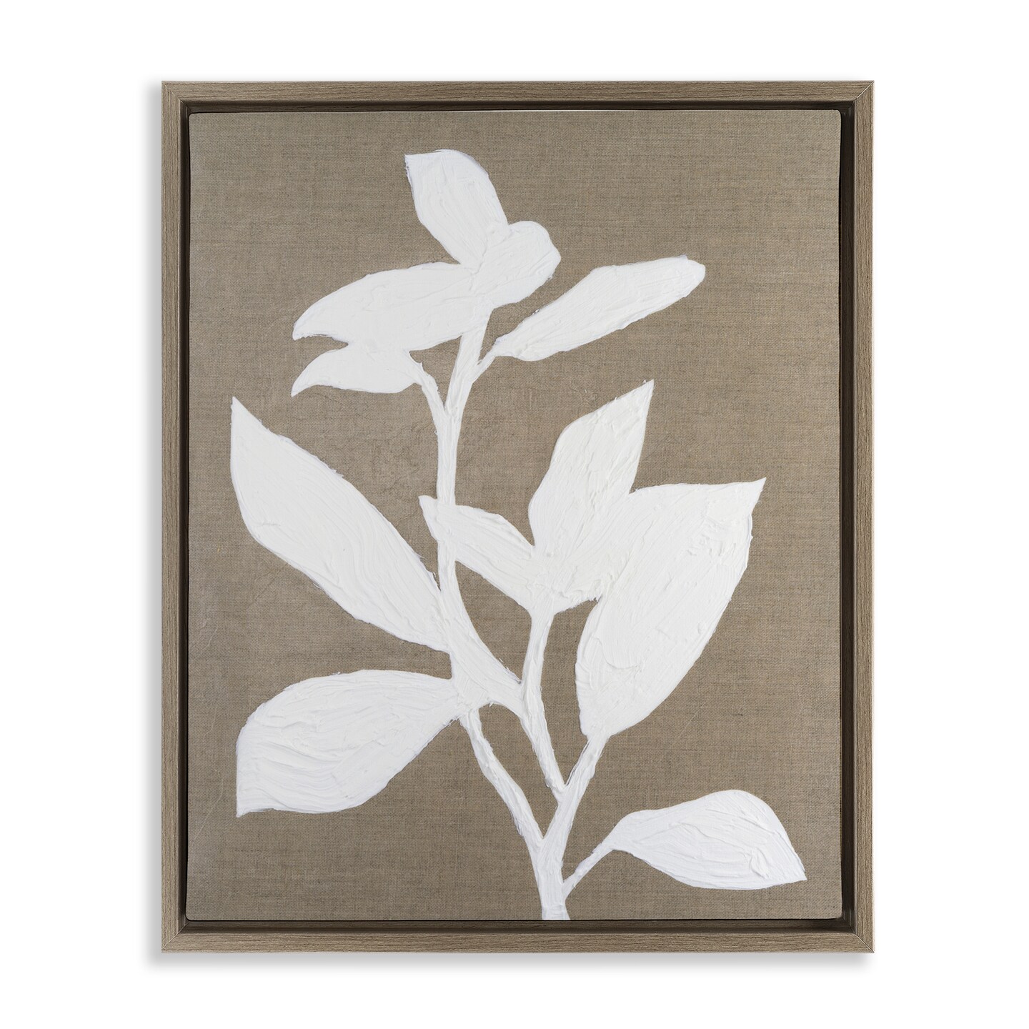 Stupell Industries Frosted Linen Floral Floating Frame, design by Vanna Lam