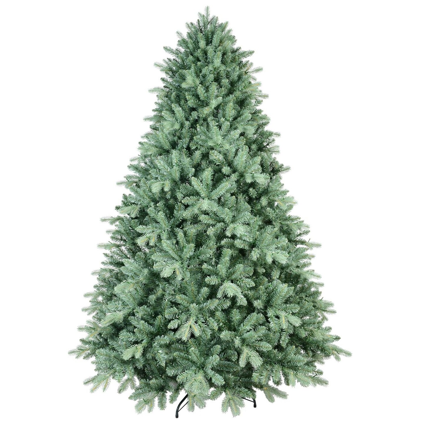 Edge Collections - 7.5' - Green - Fluffy Artificial Blue Spruce Christmas Tree - 1 Piece