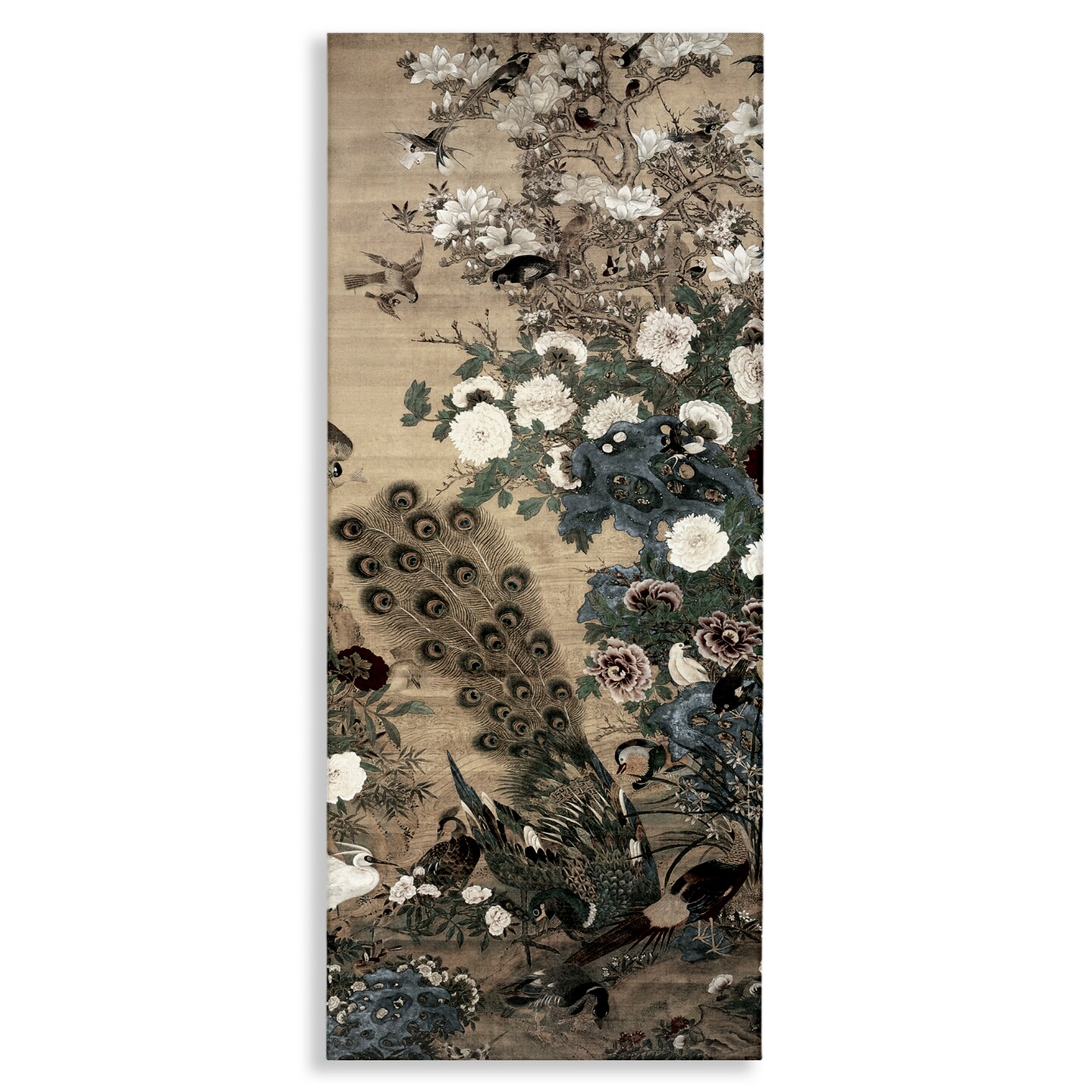 Stupell Industries Ornate Silk And Moonlight Canvas, design by Vintage Hustle