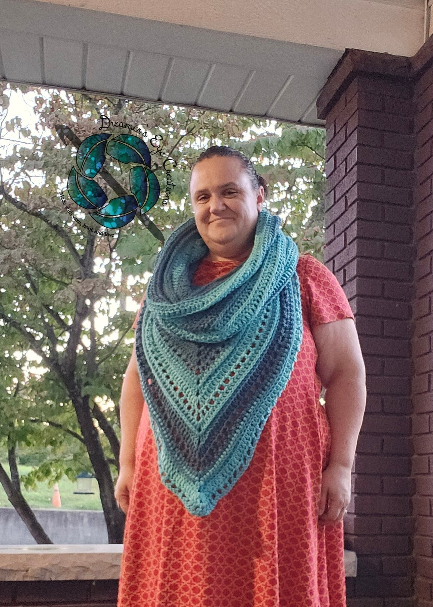 Crochet Wild Oleander Hooded Scarf | MakerPlace by Michaels