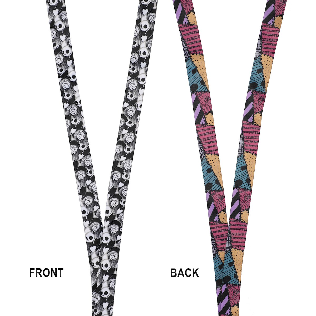 Nightmare Before Christmas Jack &#x26; Sally Lanyard
