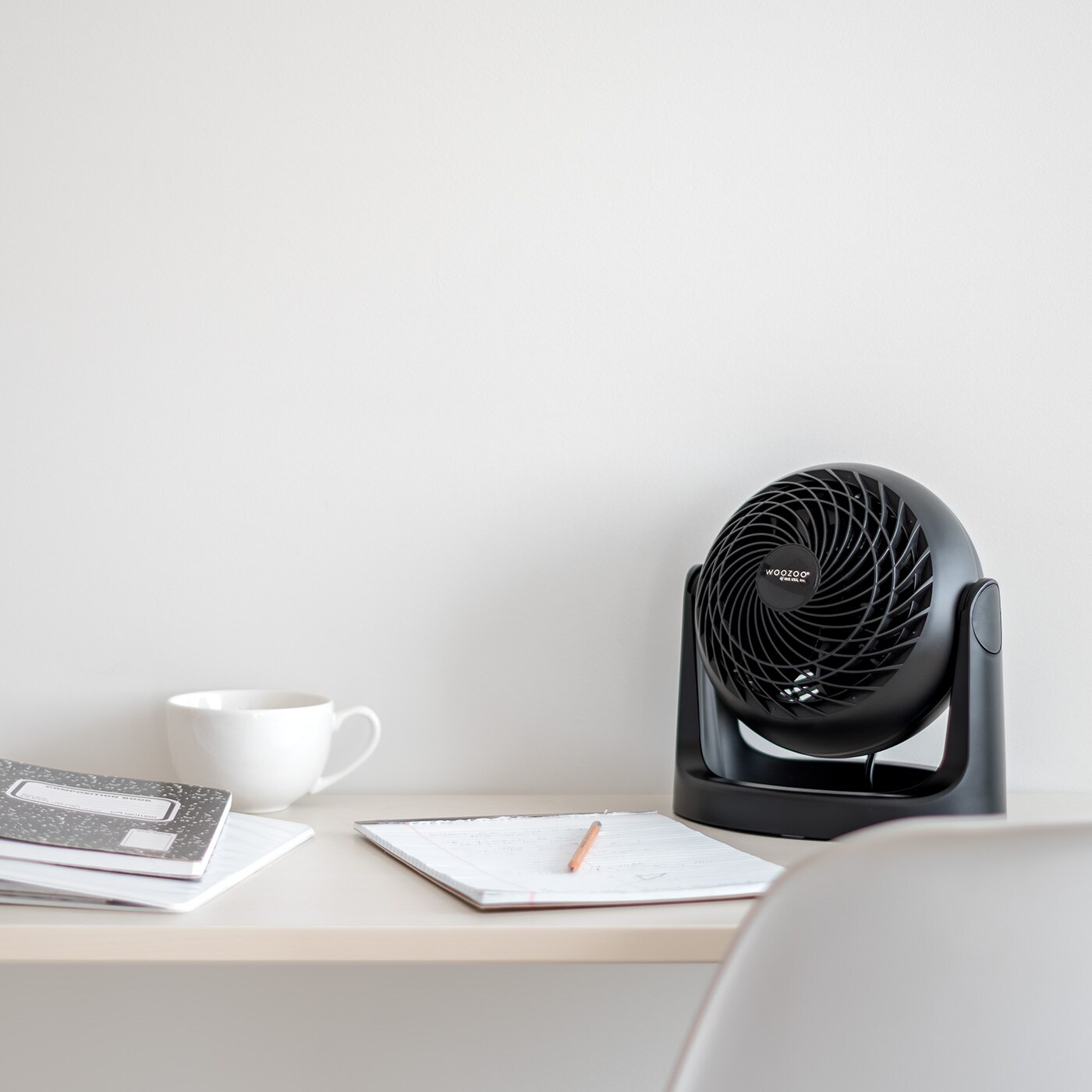 IRIS WOOZOO Circulator Fan, 5.5&#x22; Blade, Black