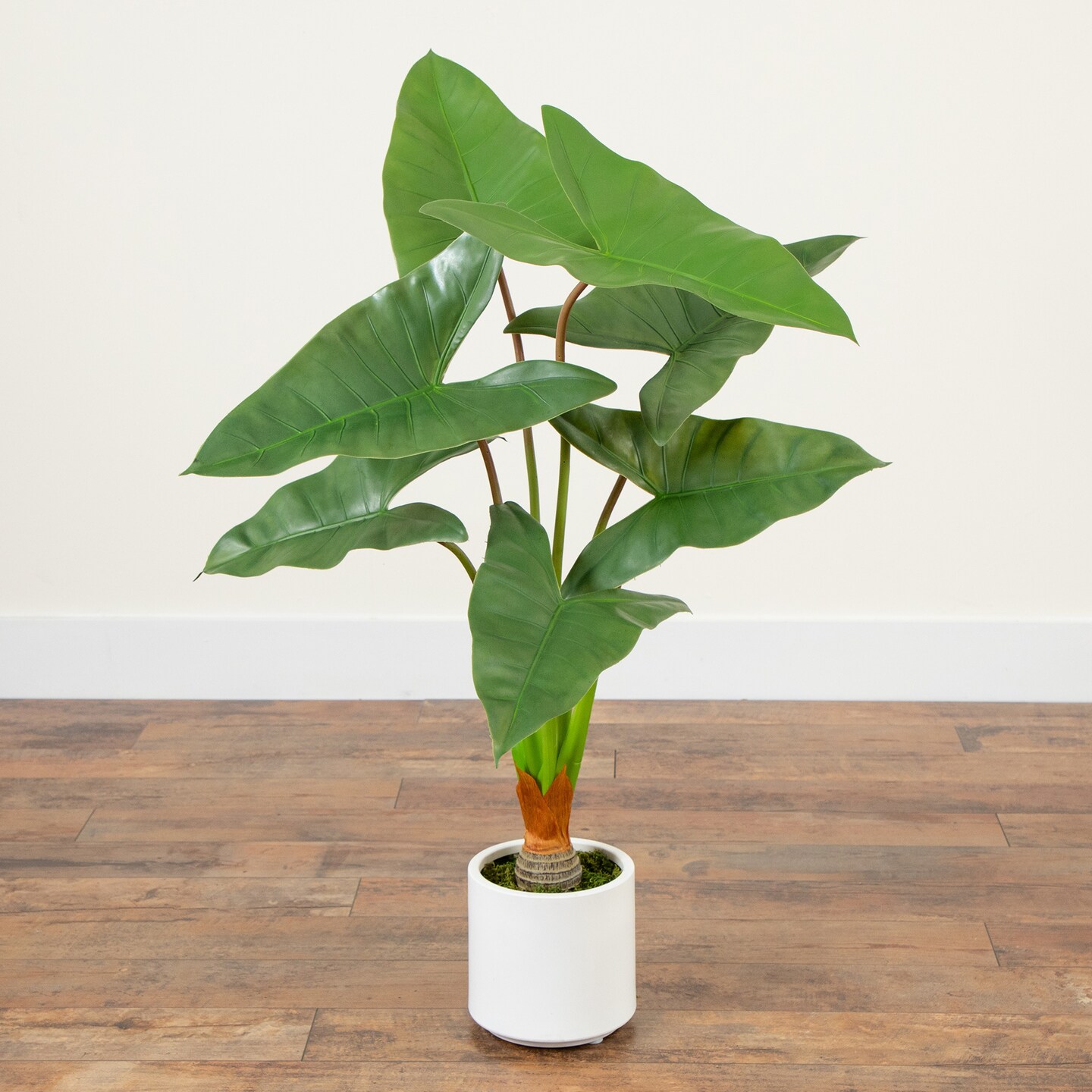 Nearly Natural Arrowhead Philodendron Artificial Plant with Planter - 3.5&#x27;