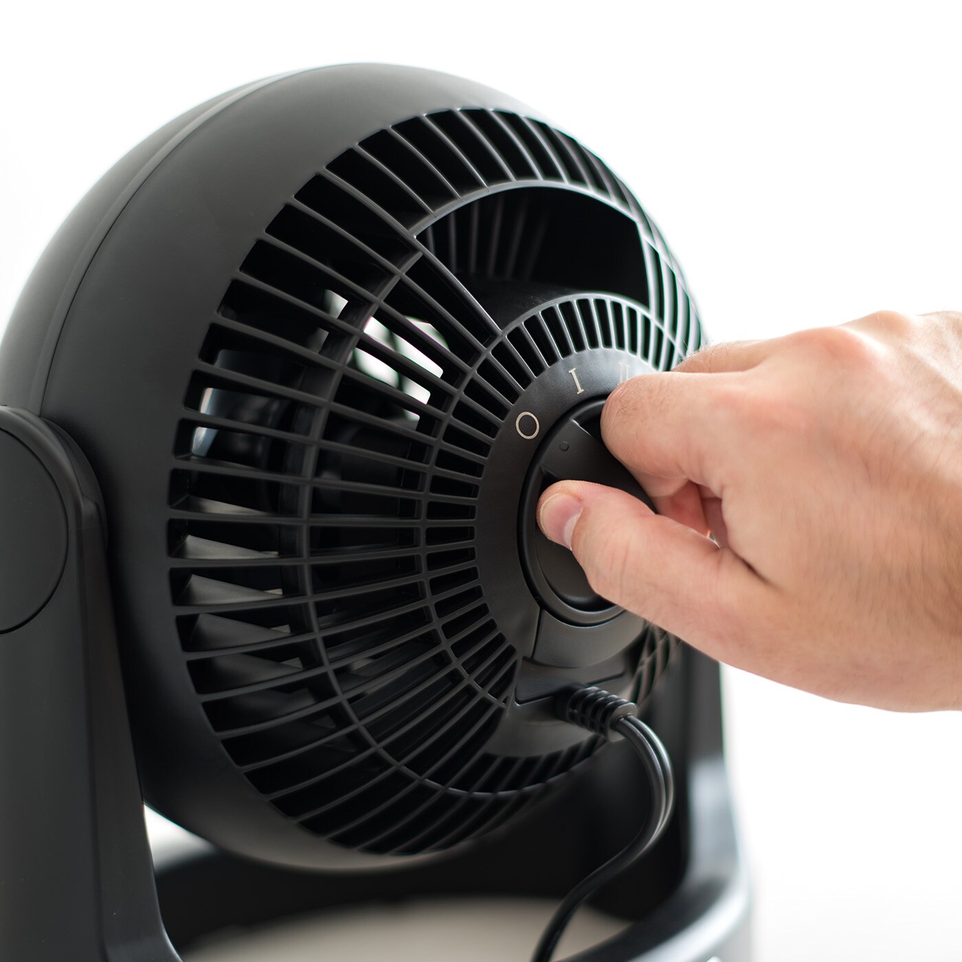 IRIS WOOZOO Circulator Fan, 5.5&#x22; Blade, Black