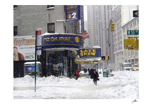 The Late Show & CBS Store by Igor Maloratsky Wall Art Décor 13 x 19 Art Print