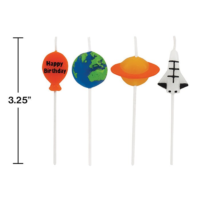 48 pc Bulk Space Blast Pick Candles