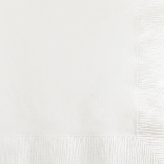 1200 pc Bulk White 2 Ply Beverage Napkins