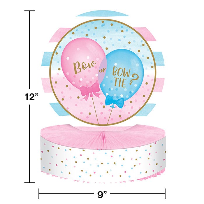 6 pc Bulk Gender Reveal Balloons Centerpieces