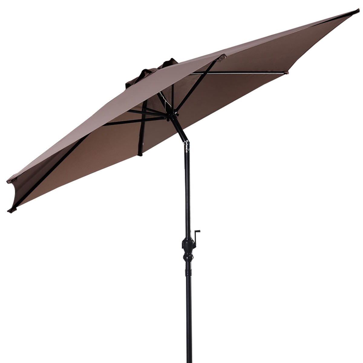 9 ft steel crank and tilt patio umbrella CABANA with Square Plastic Base Weight Included, Dark Green Turn your outdoor space into a statement piece with this stunning 9ft Printed Market Umbrella Steel 9FT Patio Market Umbrella