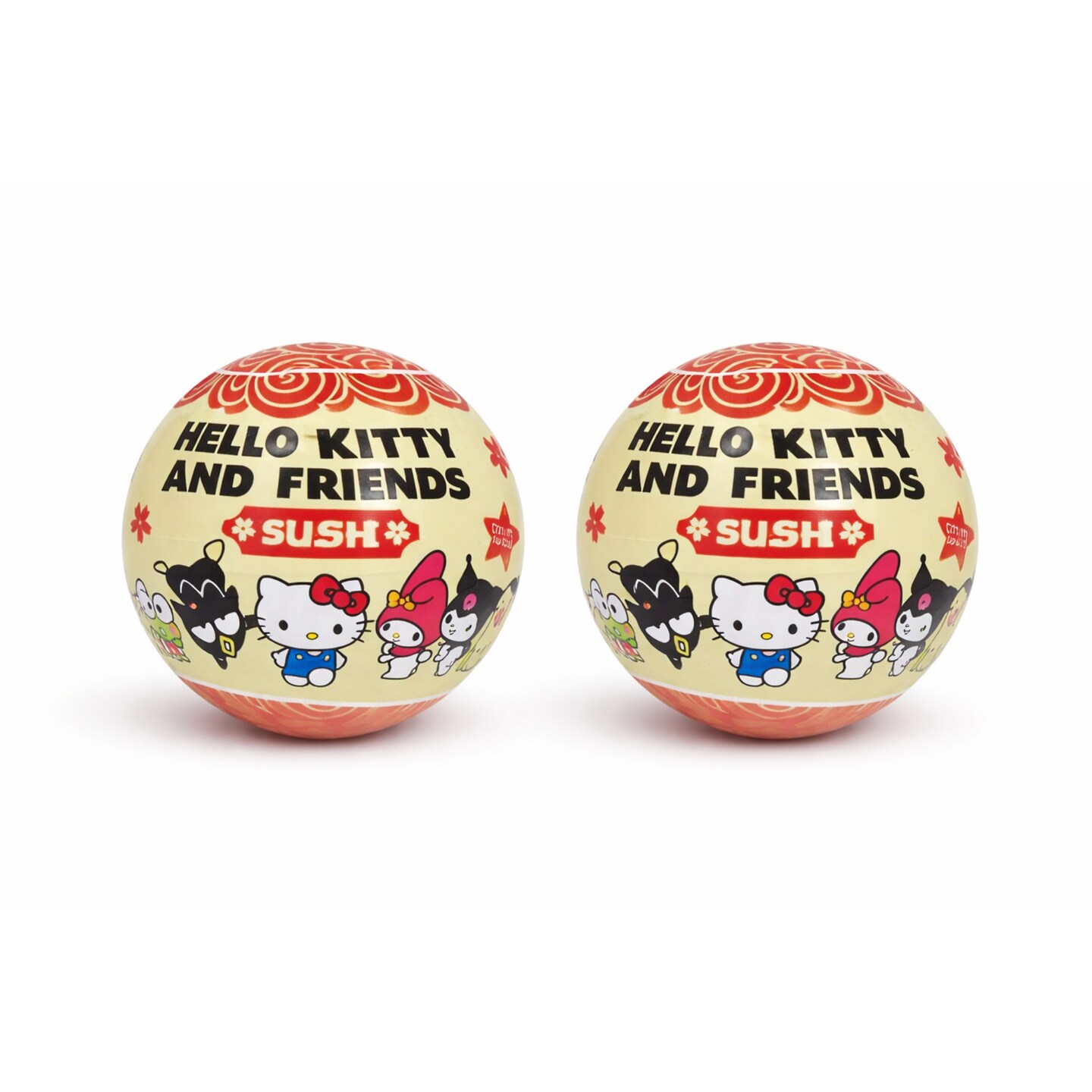 Set of 2 Hello Kitty and Friends Sushi Mystery Collectible Capsules