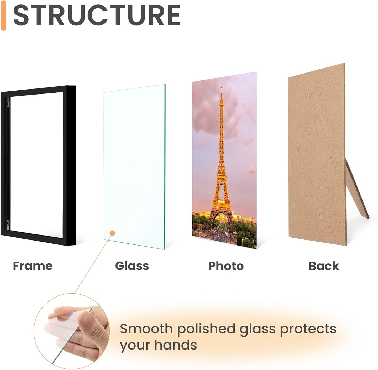 8x10 Picture Frame Set of 3