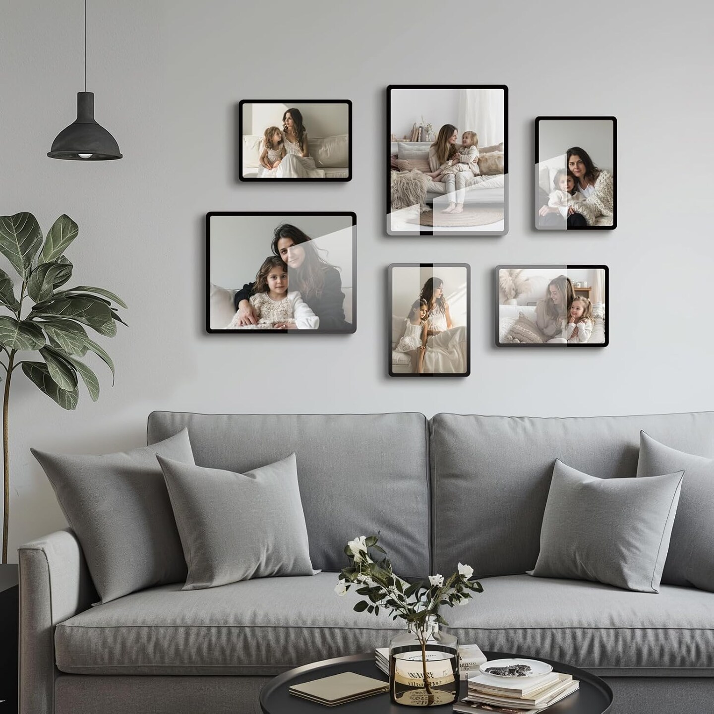 8x10 Picture Frames Black Set of 3 Pack