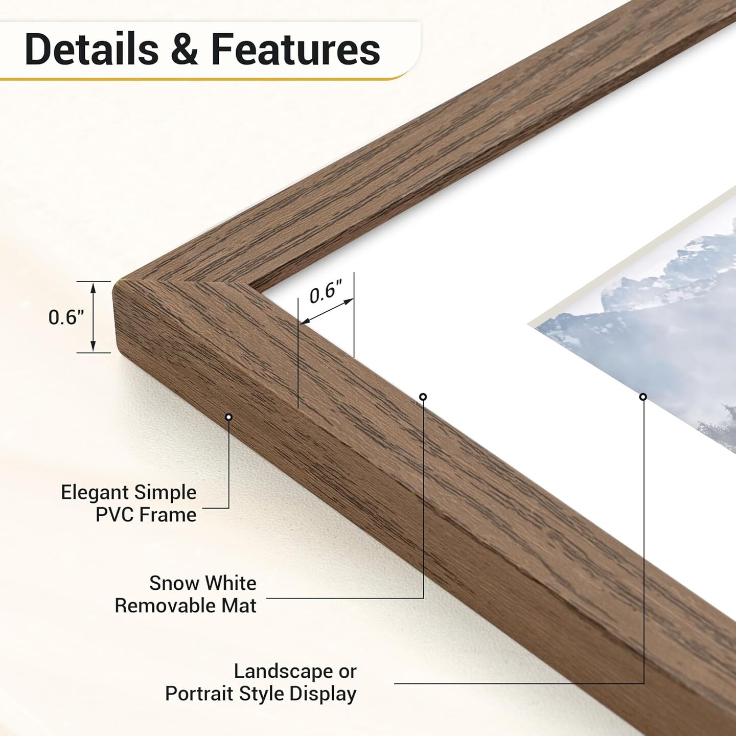 8x10 Picture Frames Set of 5