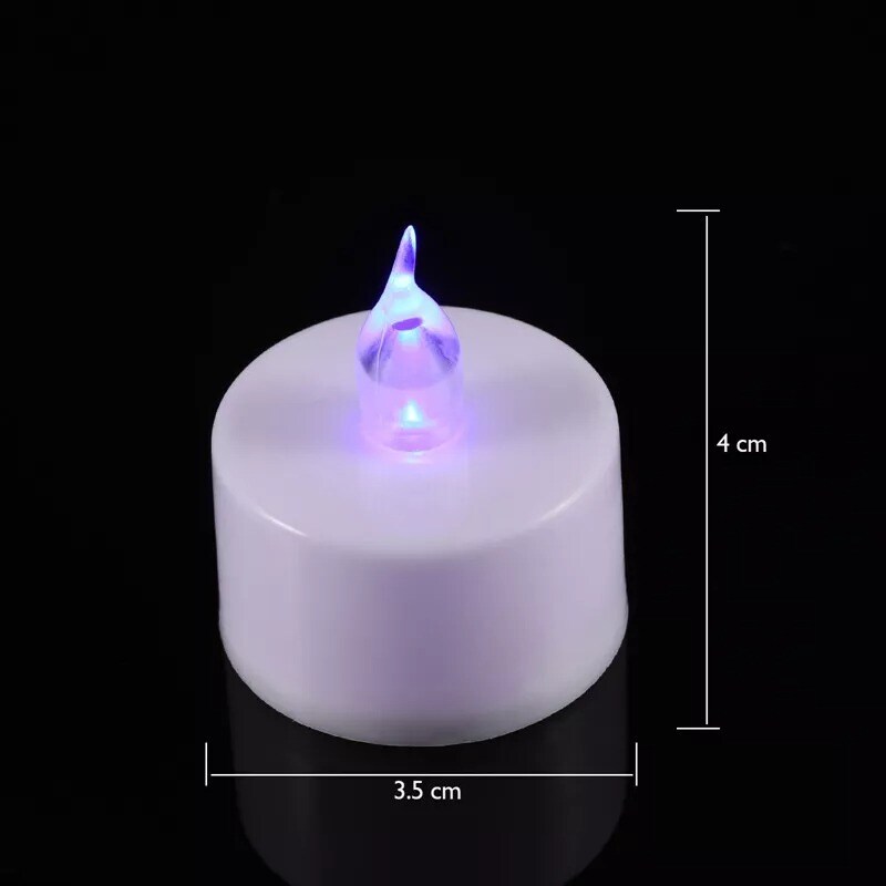 6Pcs Tea Lights Votive Candles LED Flameless w/ Battery 200+ Hours