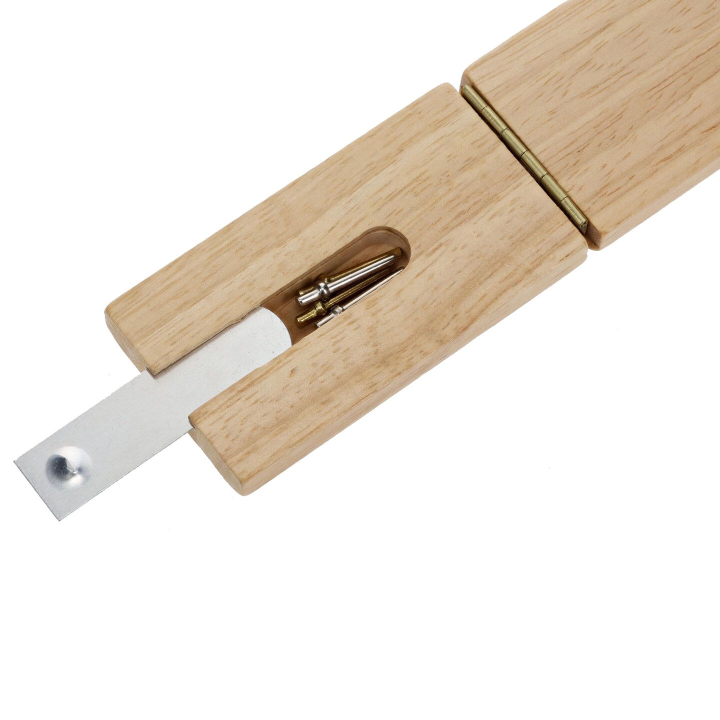 WE Games Mini Travel Cribbage Board - Wood, Folding 2 Player Board with Metal Pegs