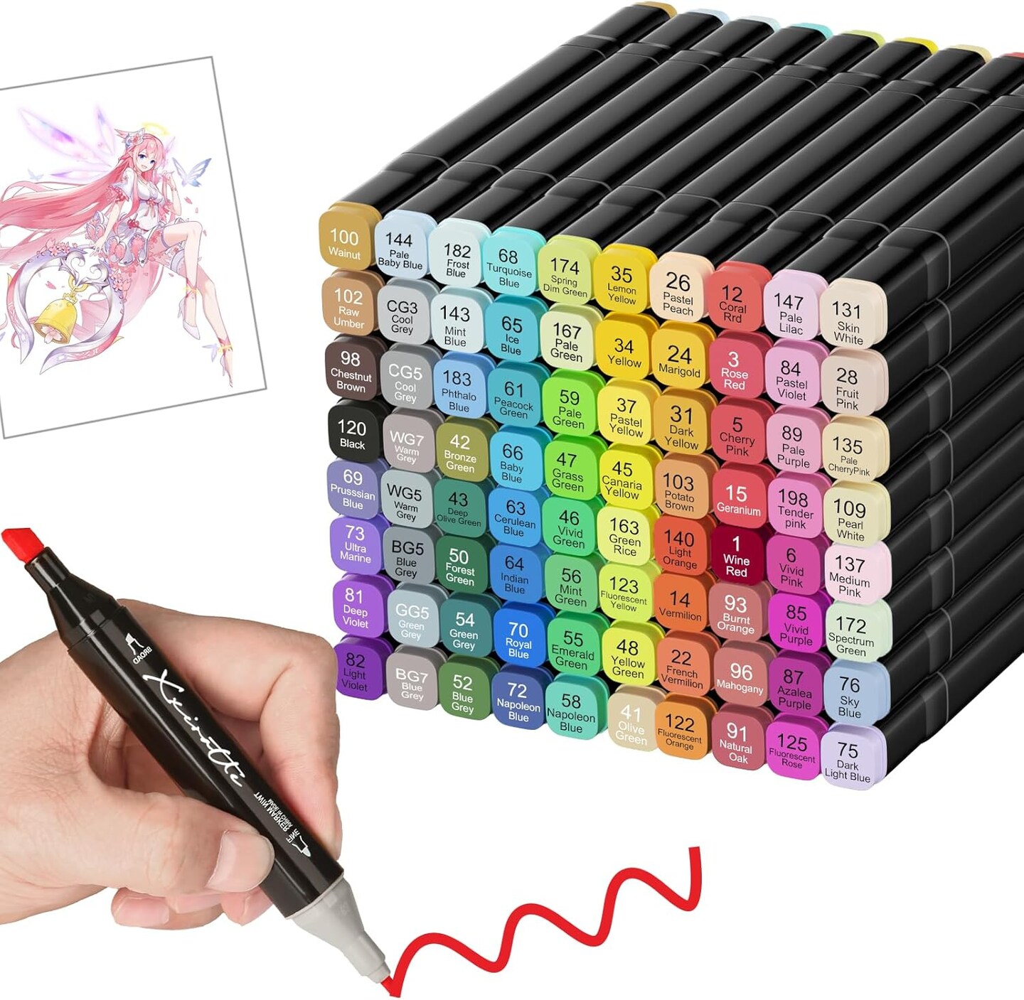 Alcohol Markers Set 80 Colors - Dual Tip Art | Michaels