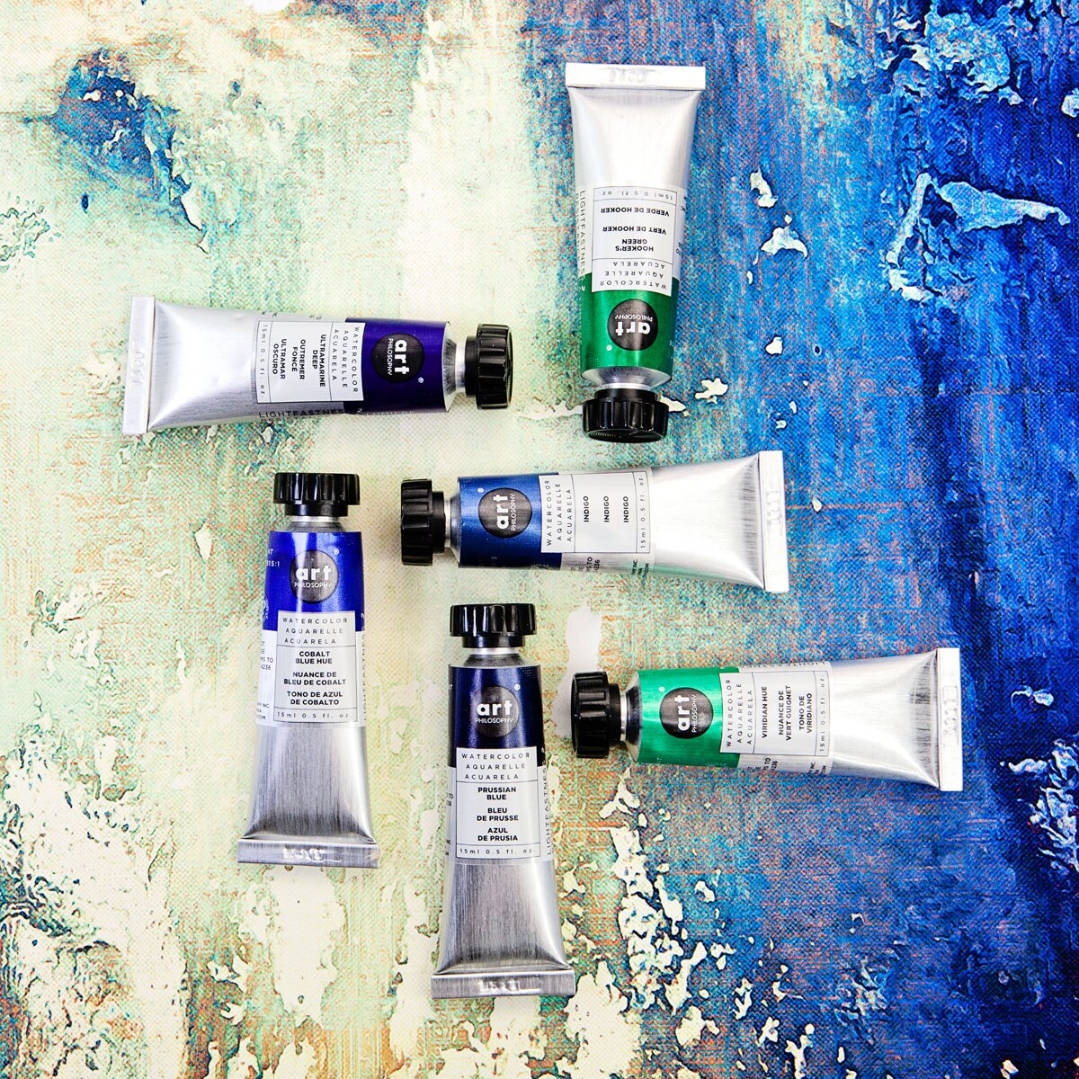 Art Philosophy® Artist Grade Watercolor Tubes - Ultramarine Deep - 15 ml - series #2