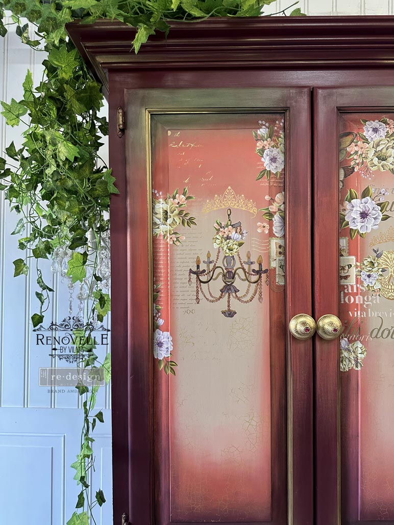 Decor Transfers® 24x35 - Cece With Love, Skully - total sheet size 24"x35", cut into 2 sheets