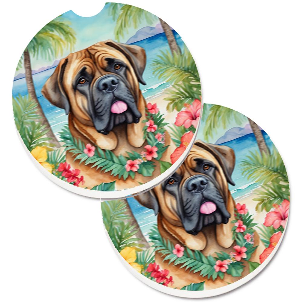 Edge Collections - Multicolor - Exotic Beach Car Coasters Set for Vehicles