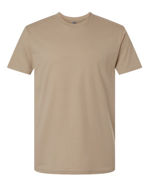 Next Level® Neutrals Crewneck Unisex Cotton Short Sleeve T-Shirt