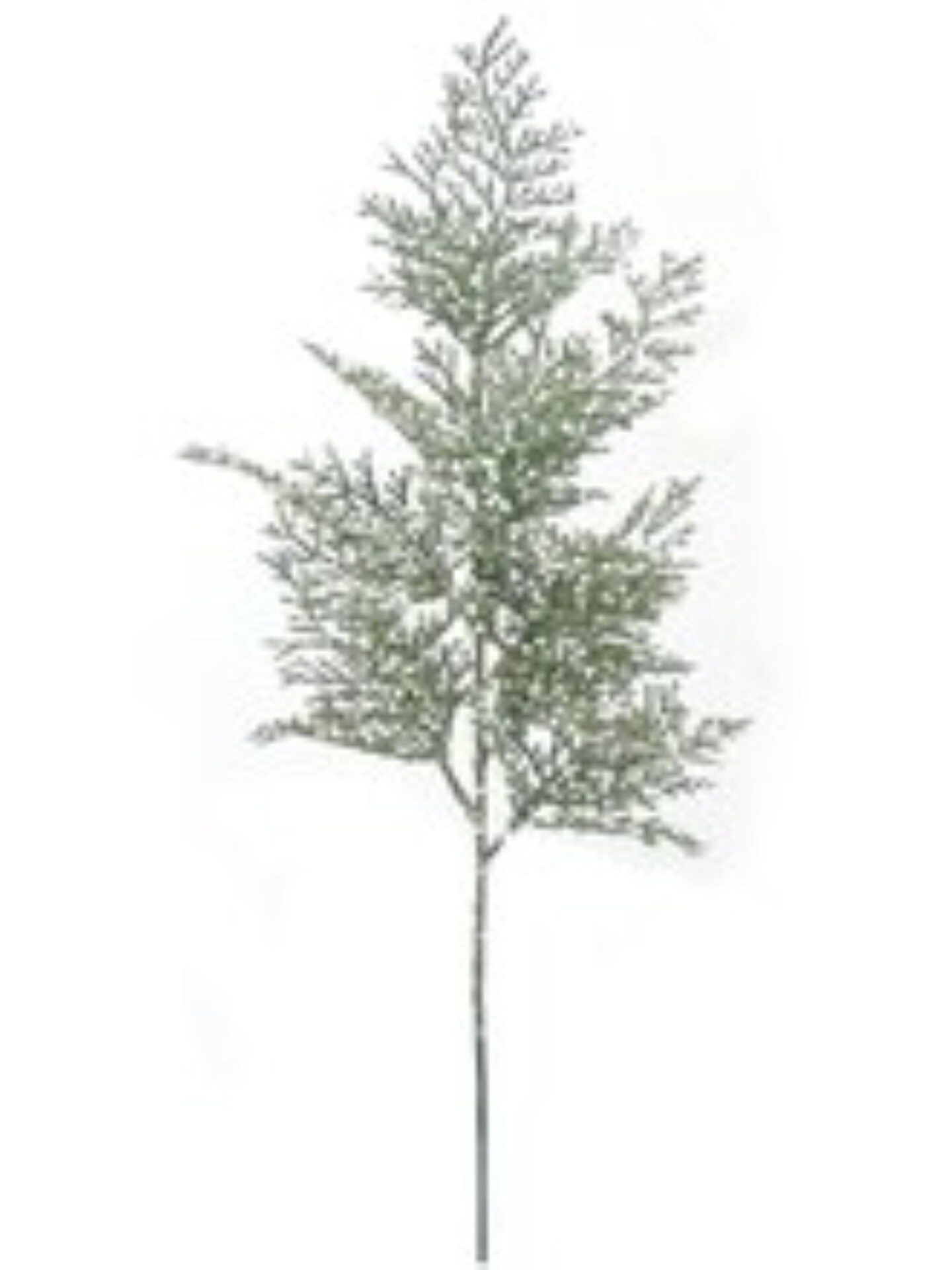 24-Pack Frosted Glitter Cedar Pine Sprays | 18-Inch | Holiday Foliage | Winter-Themed Crafting Supplies - 2024 Christmas Collection, Floral Home by Artificial Flowers
