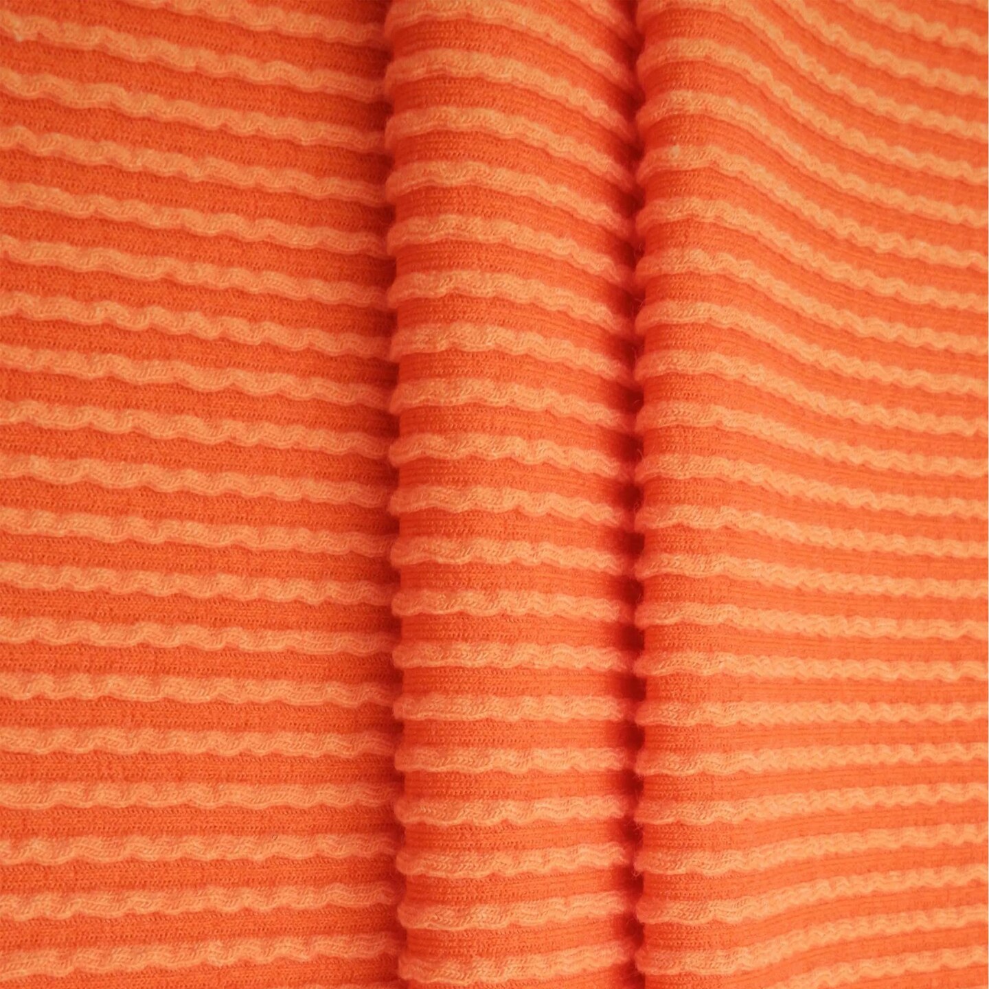 1 Yard Knit Jacquard Rib Fabric Stretch Polyester Rayon Spandex 52 Inches Wide