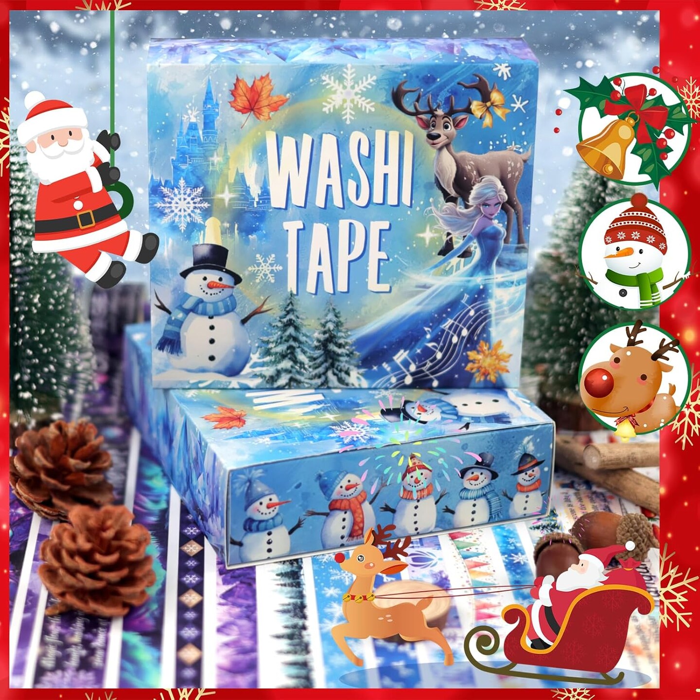 Christmas Washi Tape Set - 27 Rolls