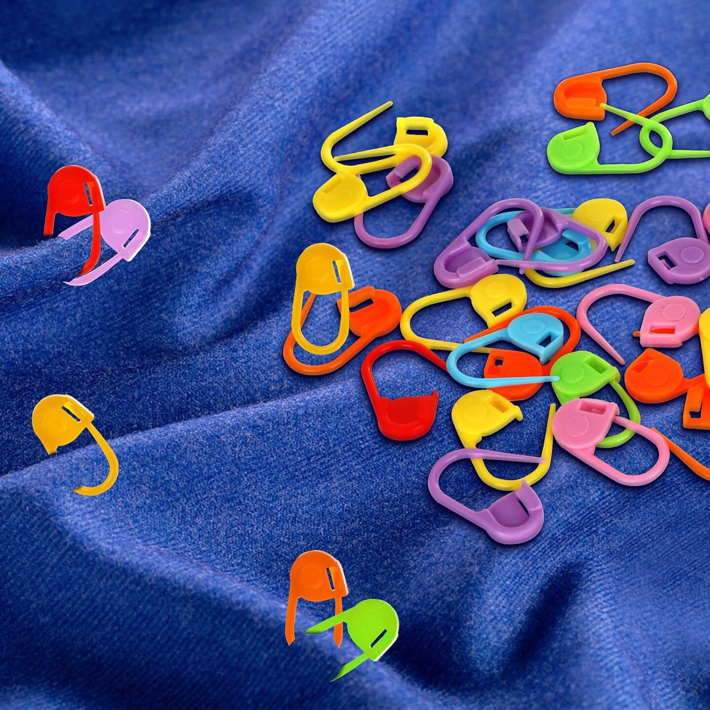 200 PCS Knitting Stitch Markers Crochet Supplies(Mix color)