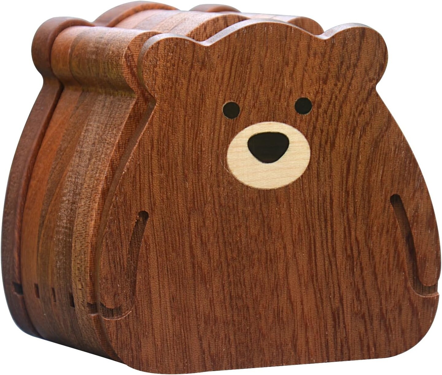 6 pcs Wood Coasters for Drinks Absorbent