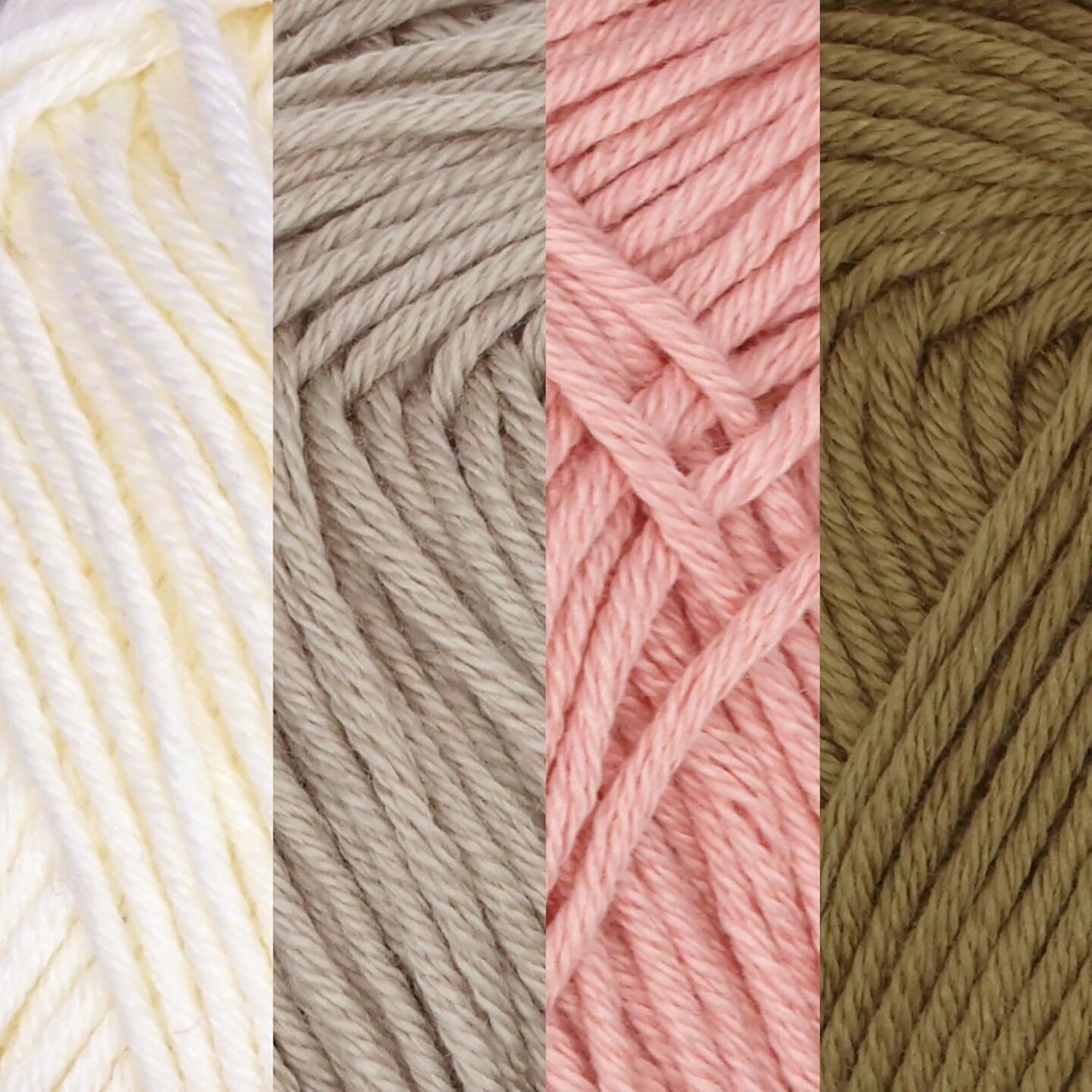 Bamboo Cotton Sport Yarn(Shades of Neutral Tones)