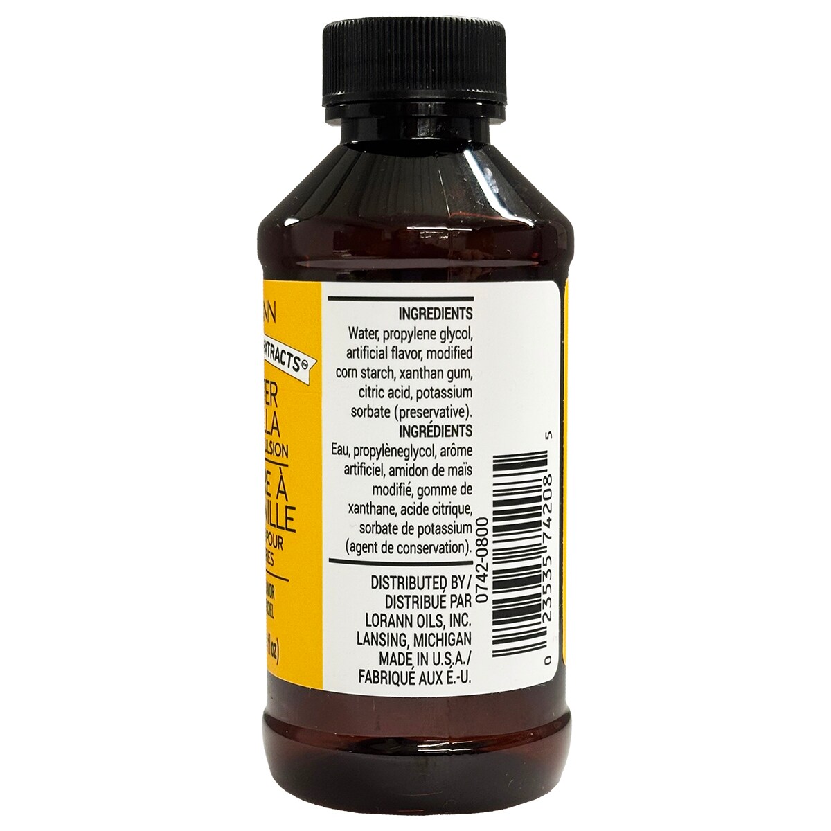 LorAnn Oils Butter Vanilla Bakery Emulsion, 4 ounce